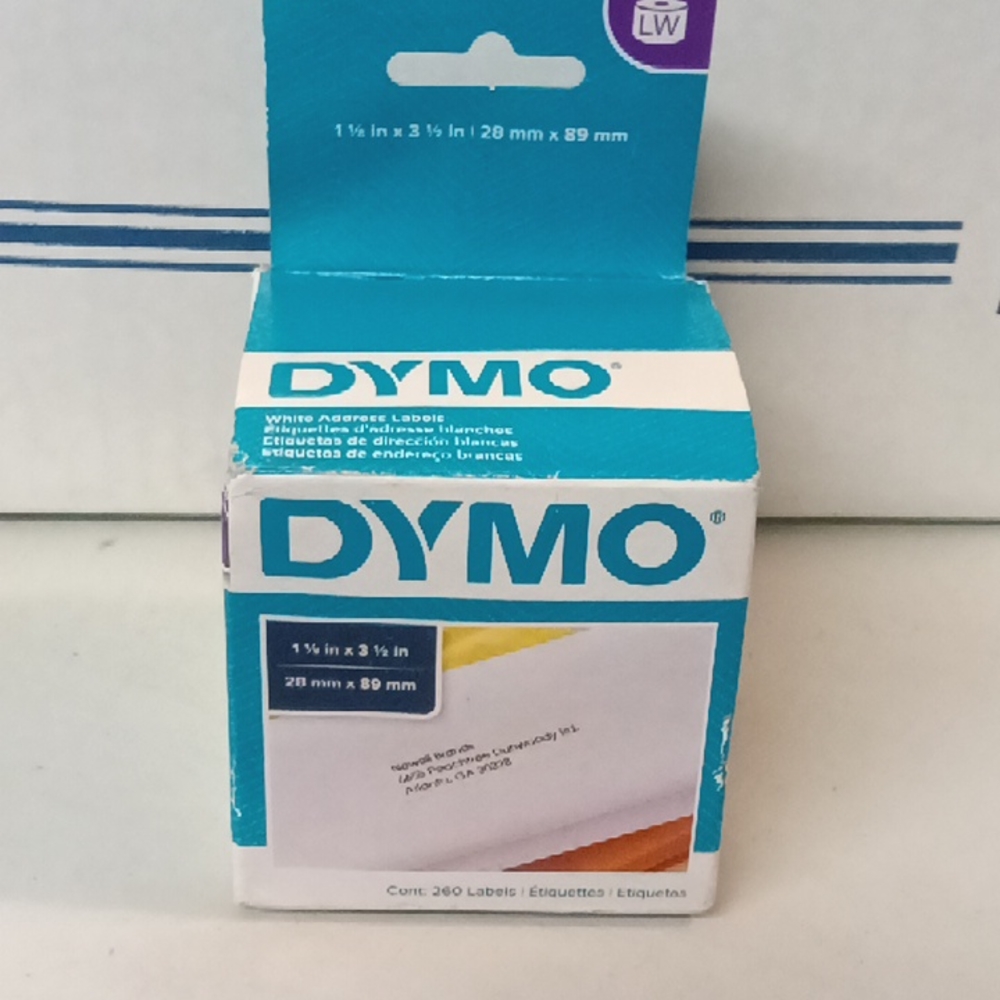New dymo White address labels